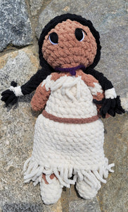 Wampanoag Doll - Hand Crochet