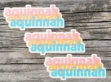Amazing Die Cut Sticker - aquinnah sticker tri-colored