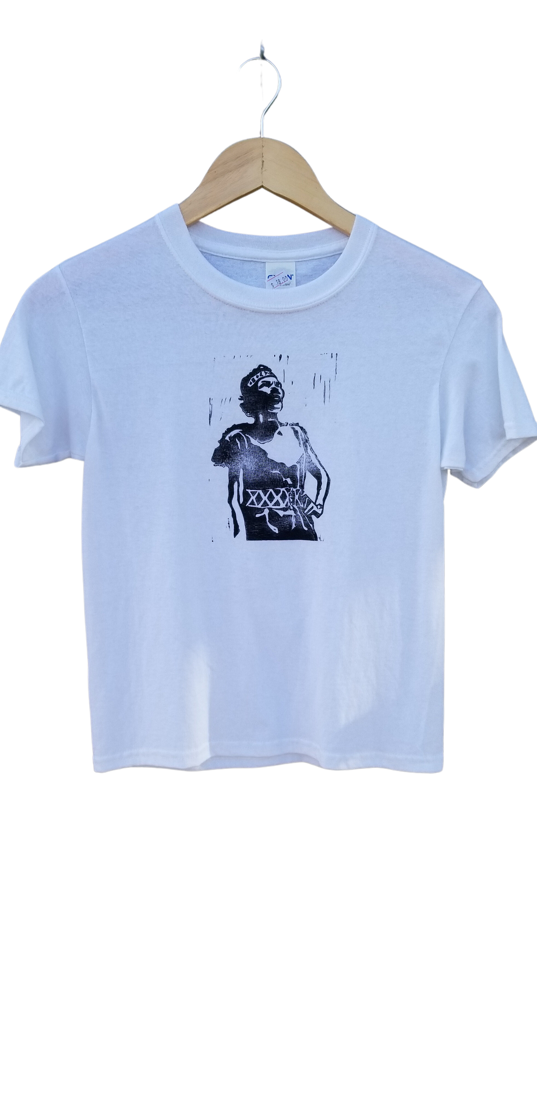 Block Printed Youth T-shirt Handmade