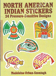 Book Children's - North American Indian Sticker Book