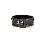 The Zircon Devotion - Handmade Leather Bracelet