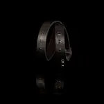 The Silent Crest - Handmade Leather Bracelet