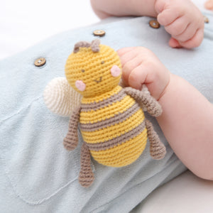Baby Crochet Bumble Bee Rattle by Albetta