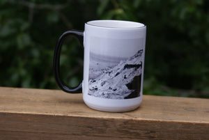Vintage Photos of Martha's Vineyard,  Large Capacity Mug with Two Pictures Gay Head Lighthouse and Cliffs