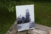 Vintage Photograph of Martha's Vineyard Large Glass Cutting Board with, Gay Head Lighthouse