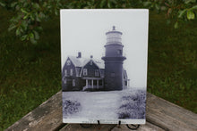 Vintage Photograph of Martha's Vineyard Large Glass Cutting Board with, Gay Head Lighthouse