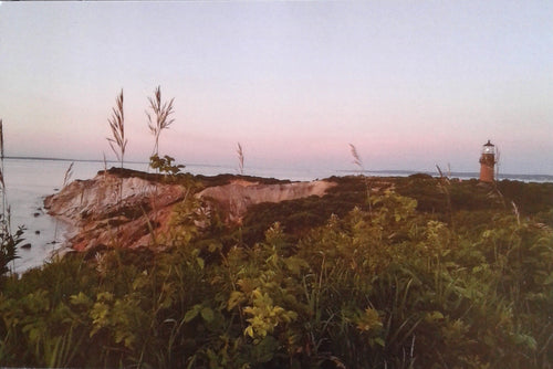 Postcard - GAY HEAD LIGHTHOUSE AND AQUINNAH CLIFFS