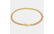Enamel Dipped Curb Chain Necklace
