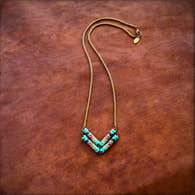 Prairie Dawn Chevron Necklace