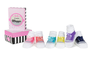 Maggie Sneaker Style 6 Pack Infant Socks - Trumpette Socks